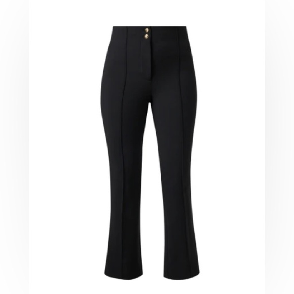Veronica Beard Black Boot Cut Flare Pants Sleek Design